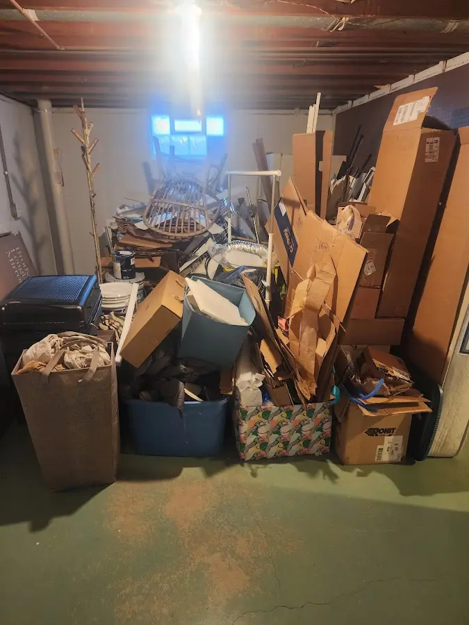 Roll-off dumpster container at job site for Concrete Dumpster Rental in Elkland